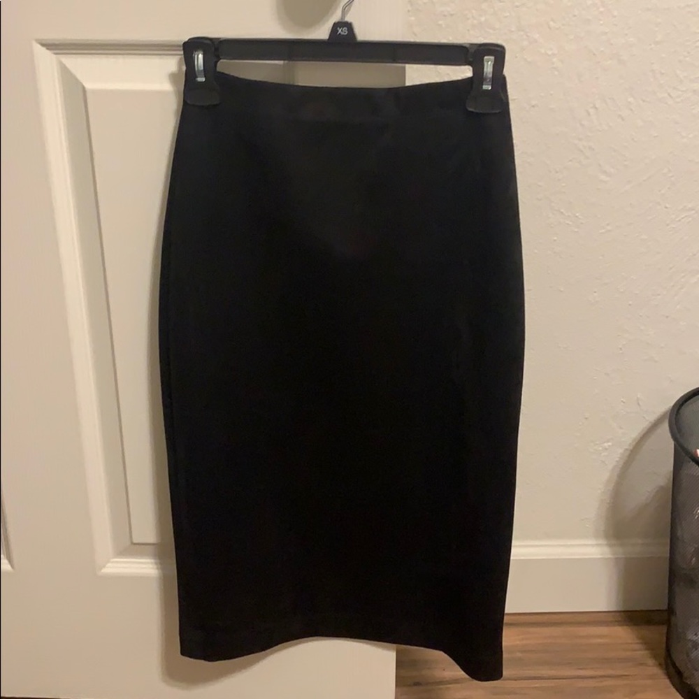 BCBG Velour pencil skirt